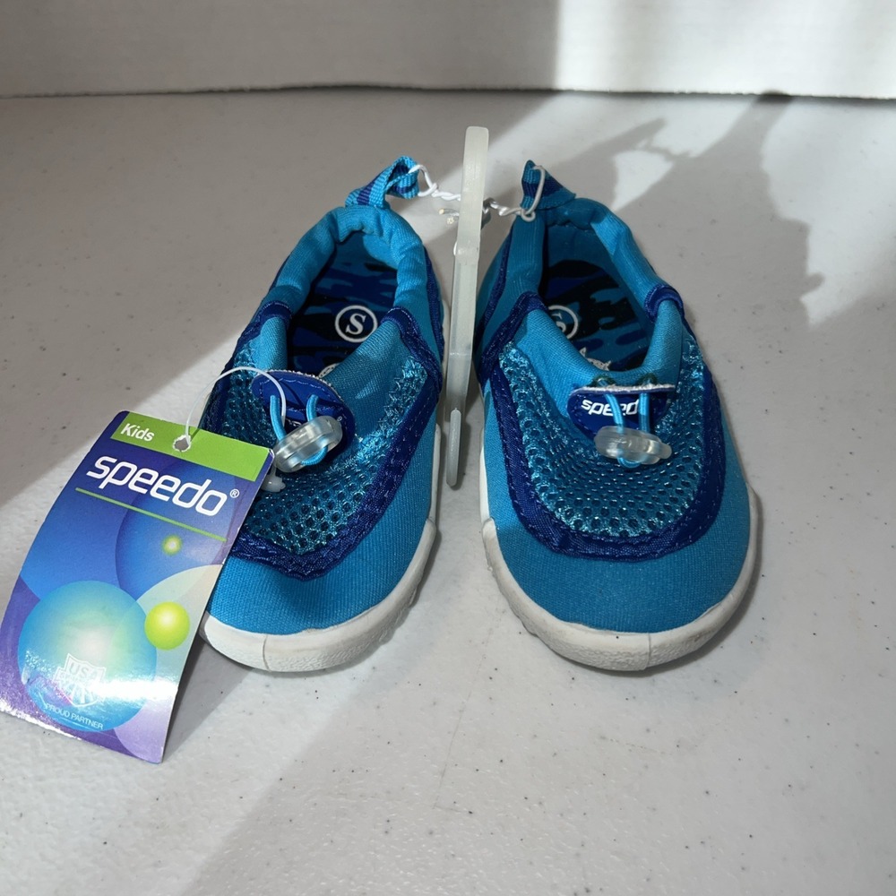 Speedo Water Swim Boat Shoes Surf Toddler Kids Boy Size Small 5/6 NWT